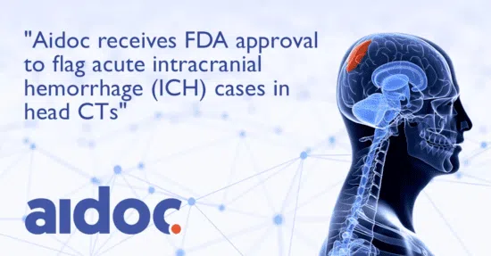 Aidoc FDA-approved ICH detection on head CTs