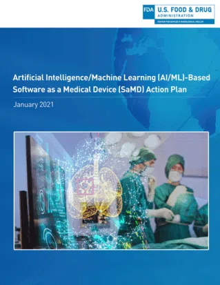 FDA AI/ML SaMD action plan cover
