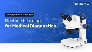 Microscope with medical machine learning banner