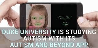 Smartphone app analyzing child's facial expressions