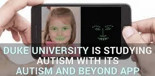 Smartphone app analyzing child's facial expressions