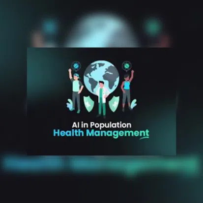 AI in population health management illustration
