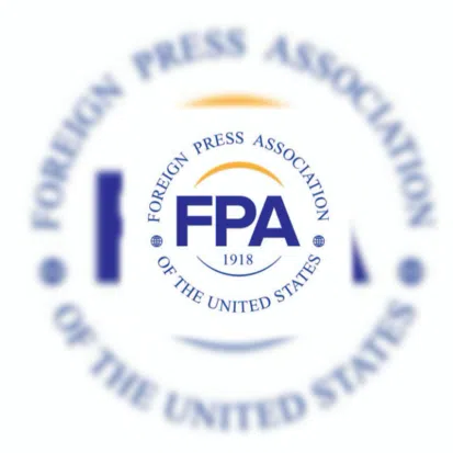 Foreign Press Association (FPA) logo, 1918