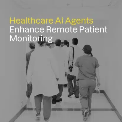 Medical staff walking down hospital corridor